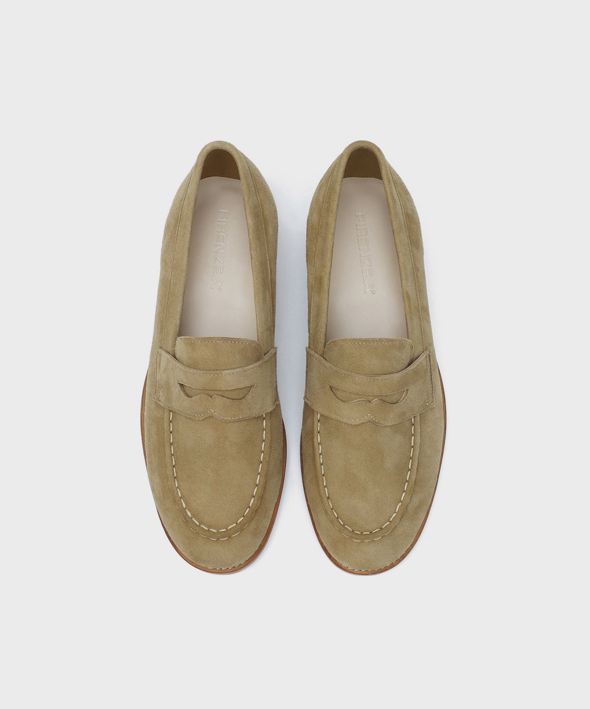 피렌체 아뜨리에(FIRENZE ATELIER) [홍창] 스테디라인 머스트헤브 베이직 페니로퍼 4070 [ASH BEIGE SUEDE]
