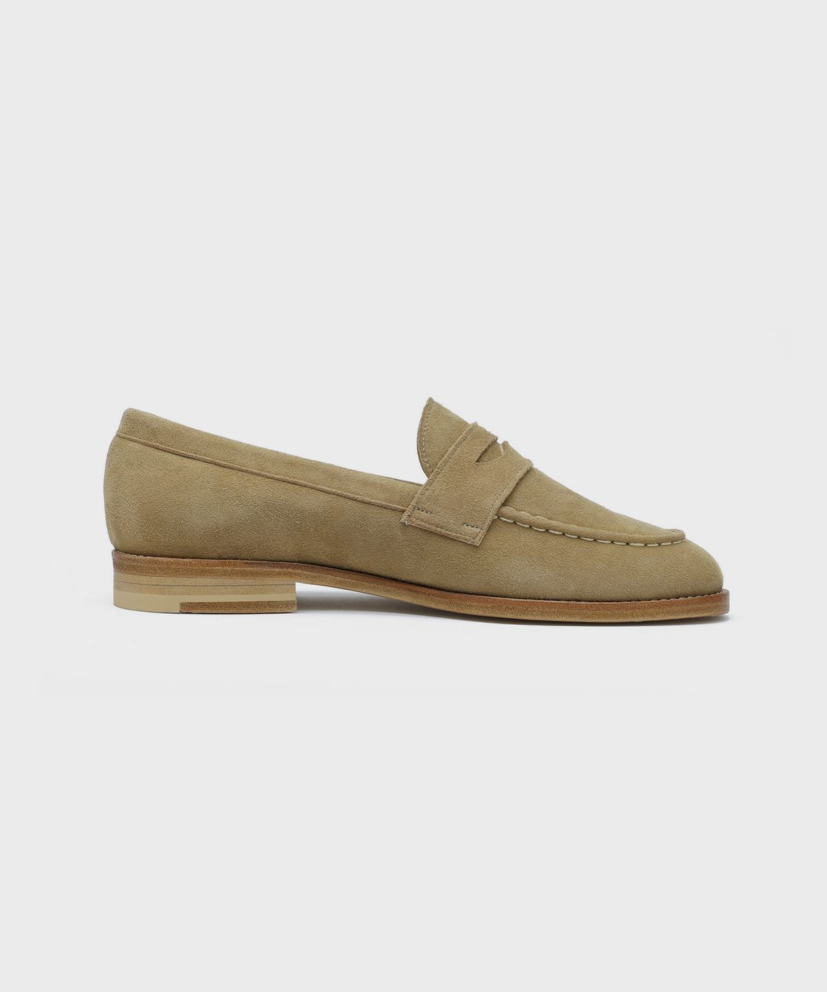 피렌체 아뜨리에(FIRENZE ATELIER) [홍창] 스테디라인 머스트헤브 베이직 페니로퍼 4070 [ASH BEIGE SUEDE]