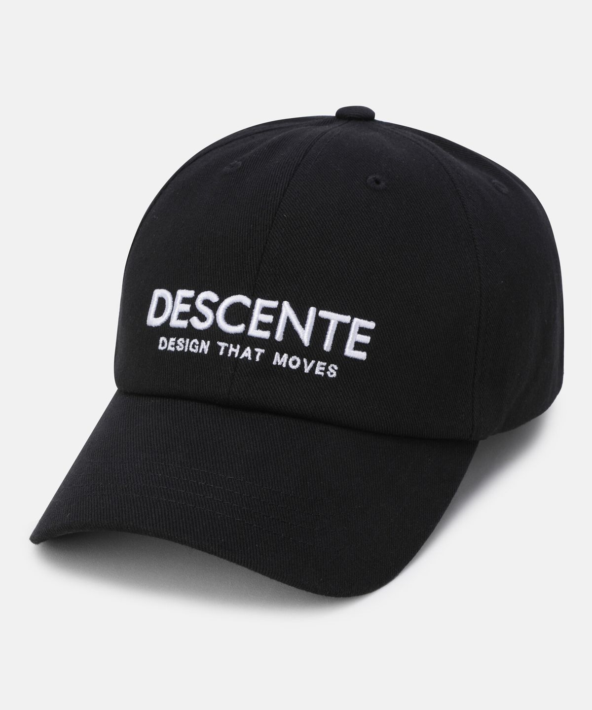 데상트(DESCENTE) 워딩 볼캡 블랙(SQ323UCP75)
