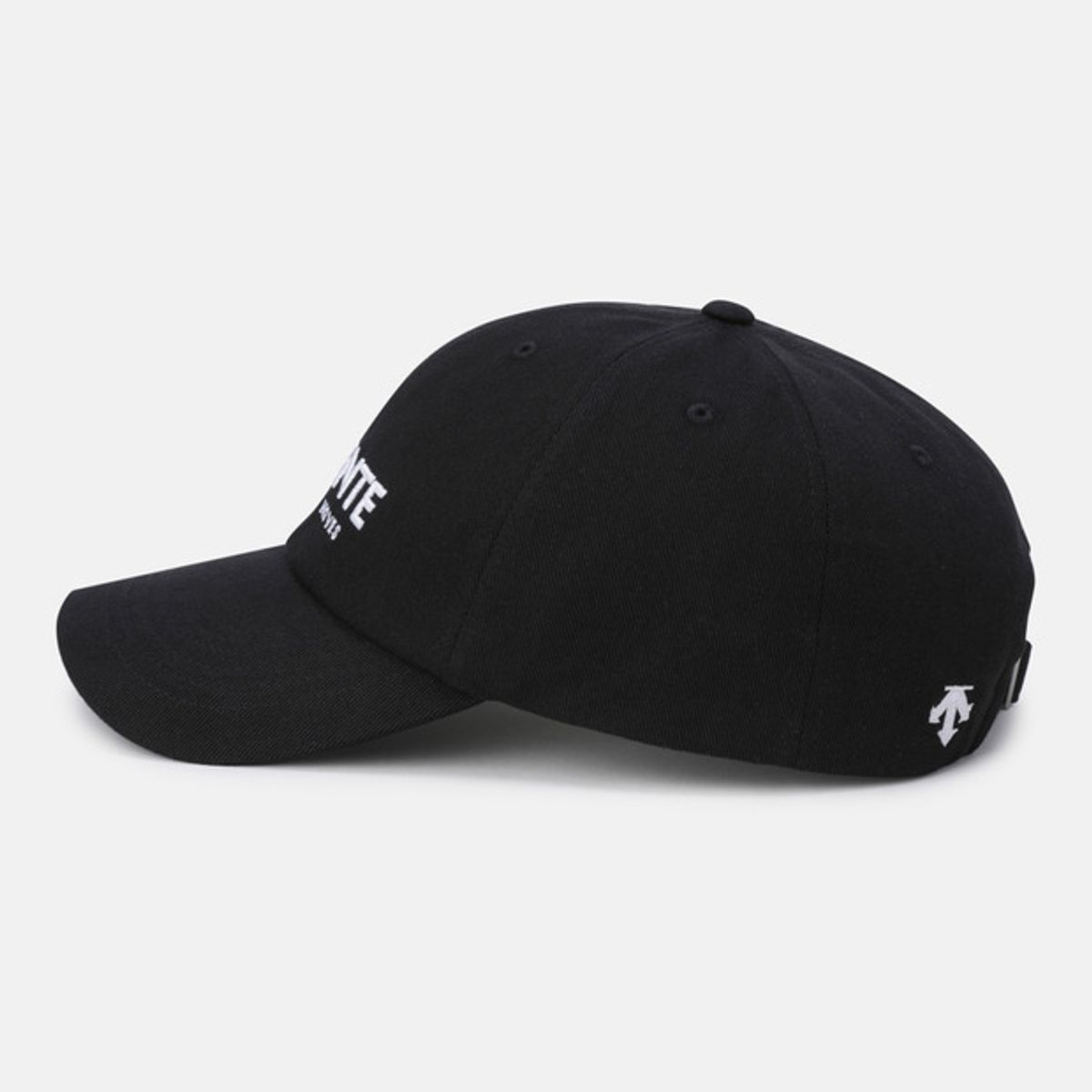 데상트(DESCENTE) 워딩 볼캡 블랙(SQ323UCP75)