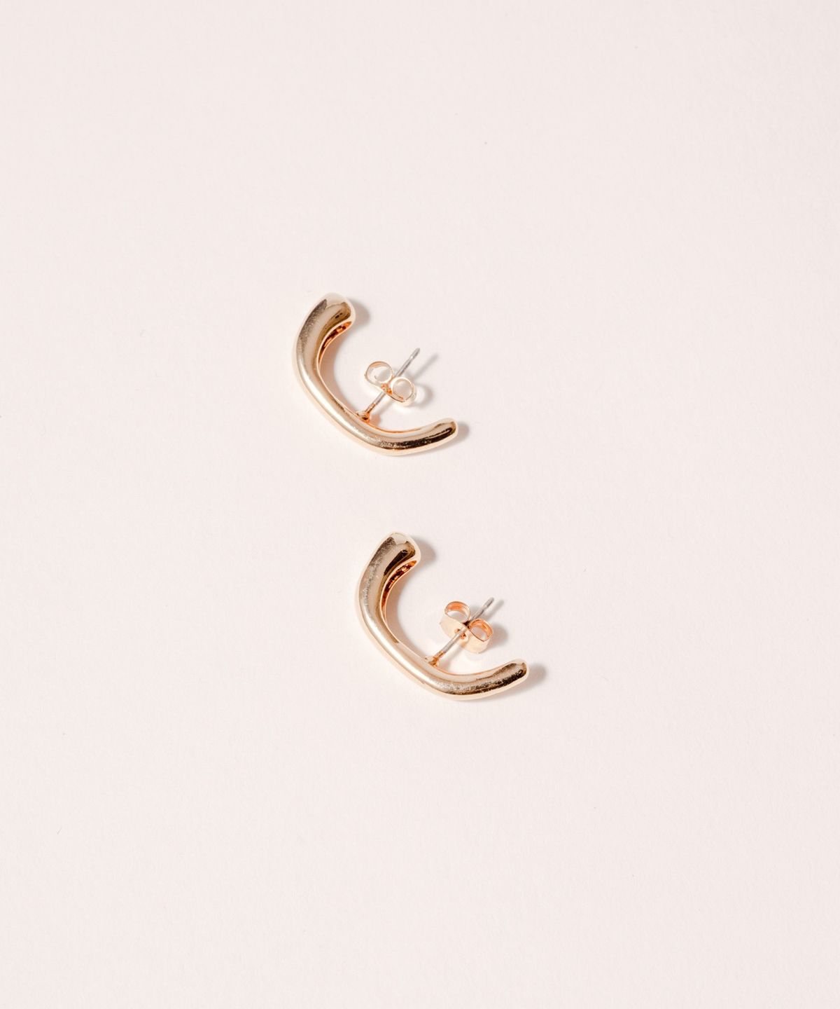 노비스도쿄(NOVICE TOKYO) 이어 커프 스타일 디자인 후프 피어스  Ear Cuff Style Design Hoop Pierce / Gold