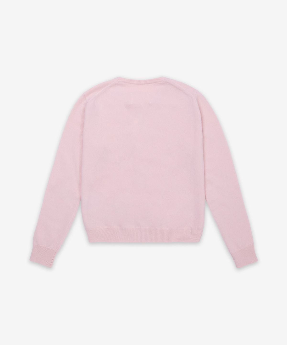 메종 마르지엘라(MAISON MARGIELA) 4스티치 라운드넥 카디건 - 페일 핑크 / S51HP0019M13144216