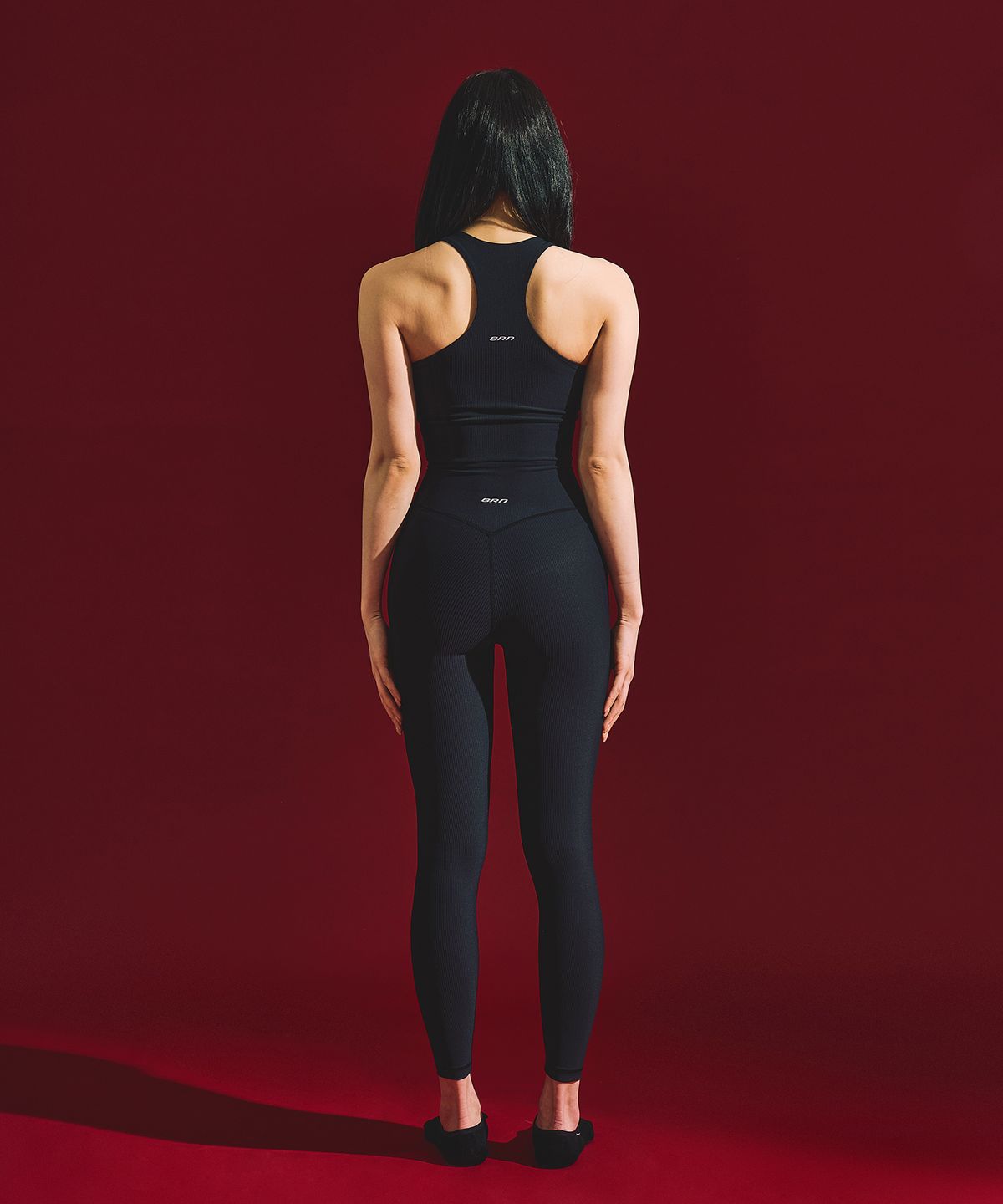 본투윈(BORN TO WIN) W B-FLEX LONG LEGGINGS [BLACK]
