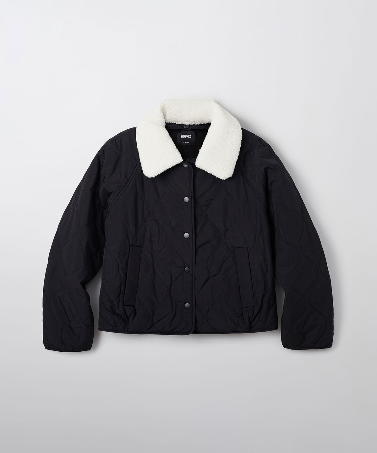 스파오(SPAO) 탈착 칼라 경량 퀼팅 재킷_SPJAF4TG01