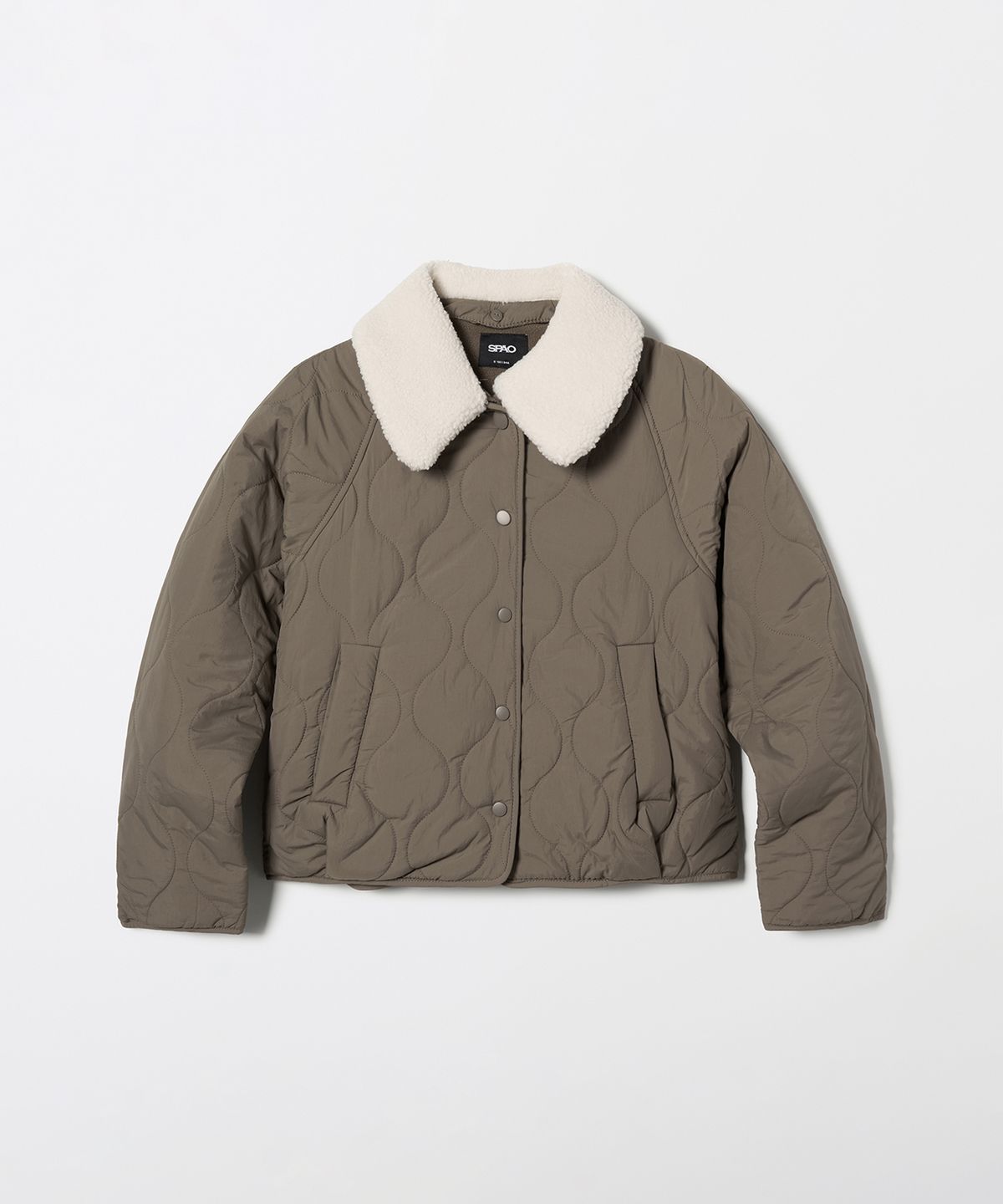 스파오(SPAO) 탈착 칼라 경량 퀼팅 재킷_SPJAF4TG01