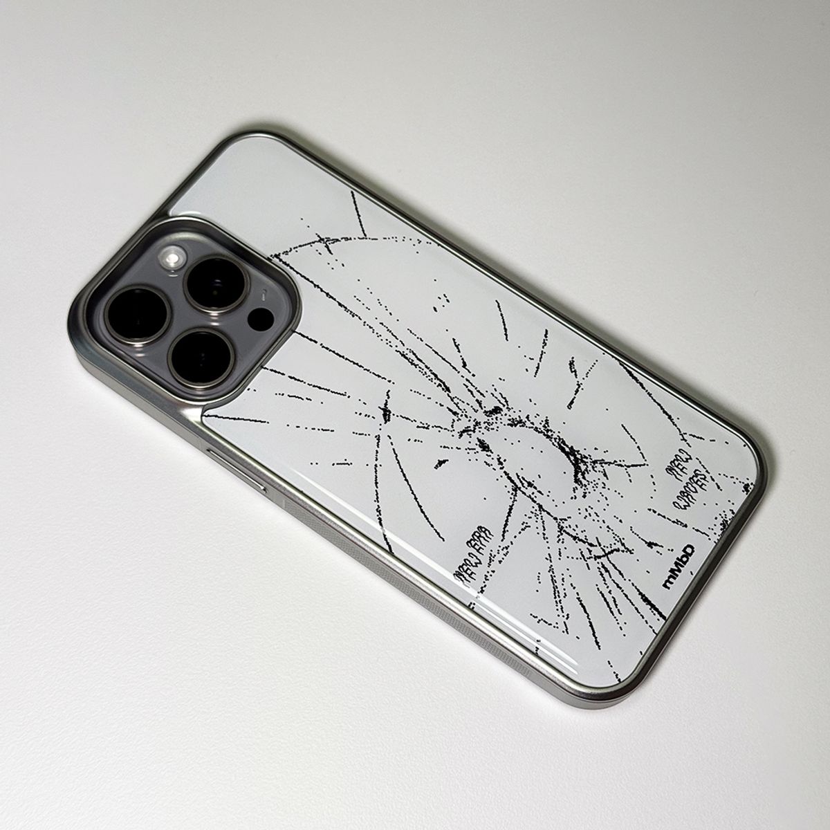 메모리즈바운더리(MEMORIESBOUNDARY) Fracture of Newtopia Phone Case (SV_White)
