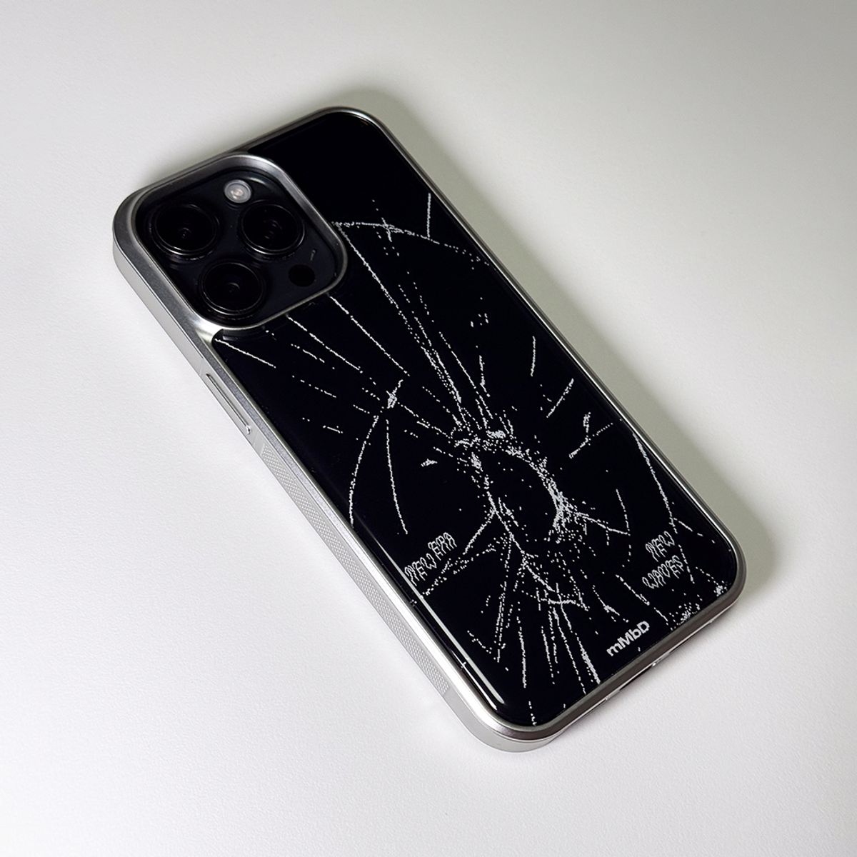 메모리즈바운더리(MEMORIESBOUNDARY) Fracture of Newtopia Phone Case (SV_Black)