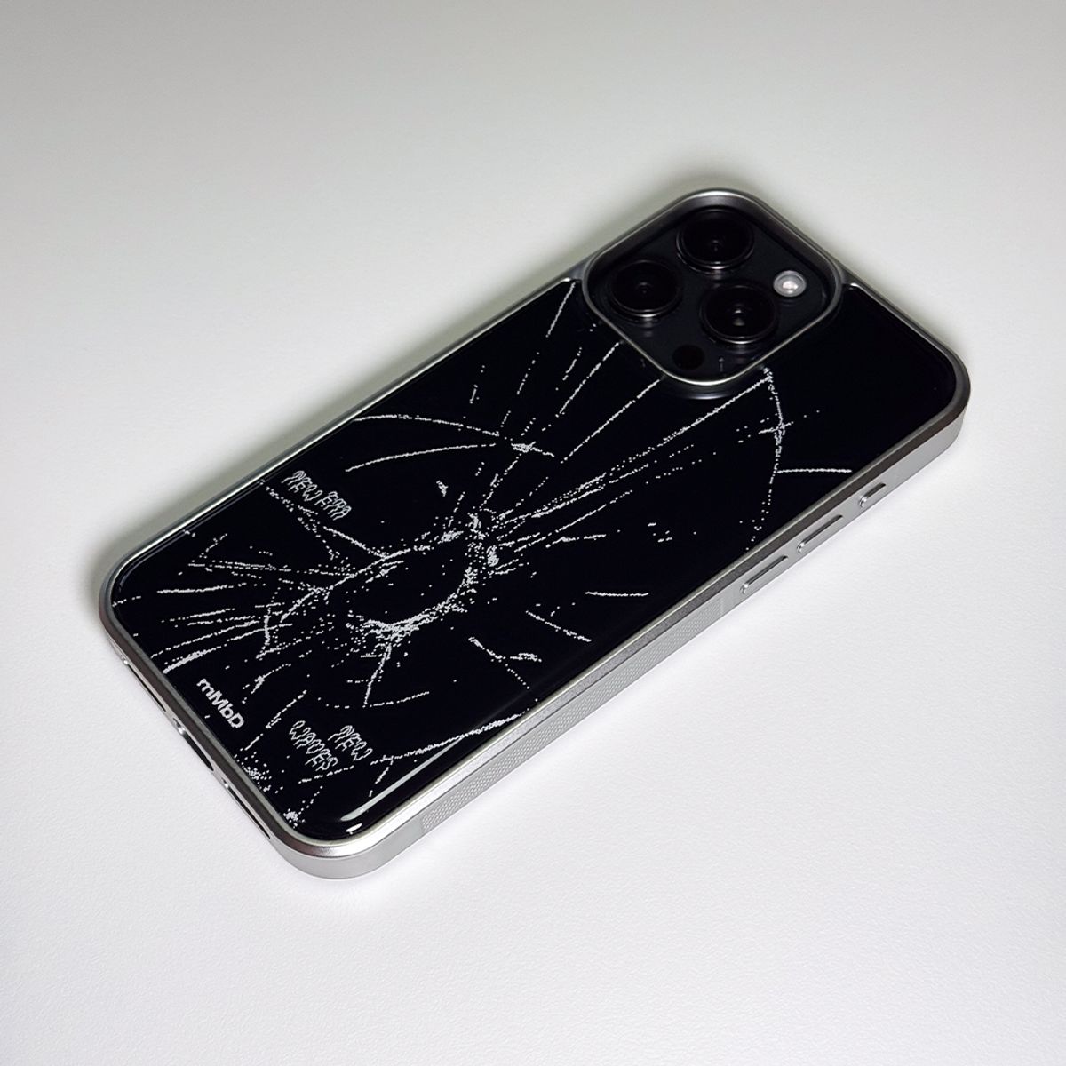 메모리즈바운더리(MEMORIESBOUNDARY) Fracture of Newtopia Phone Case (SV_Black)