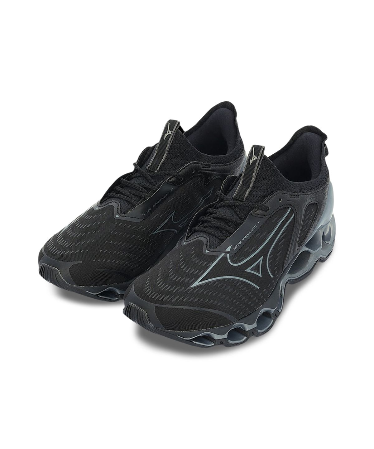 미즈노(MIZUNO) (공용) 웨이브 프로페시 14 - 블랙:메탈릭 그레이 / J1GC255131