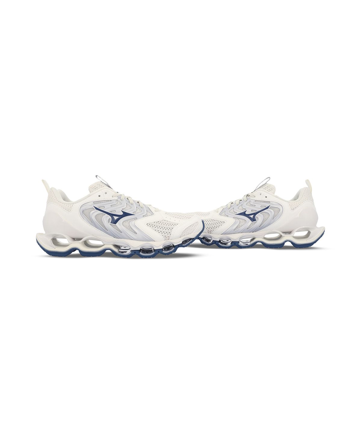 미즈노(MIZUNO) (공용) 웨이브 프로페시 14 S - 스노우 화이트:다크 데님:실버 / J1GC258384
