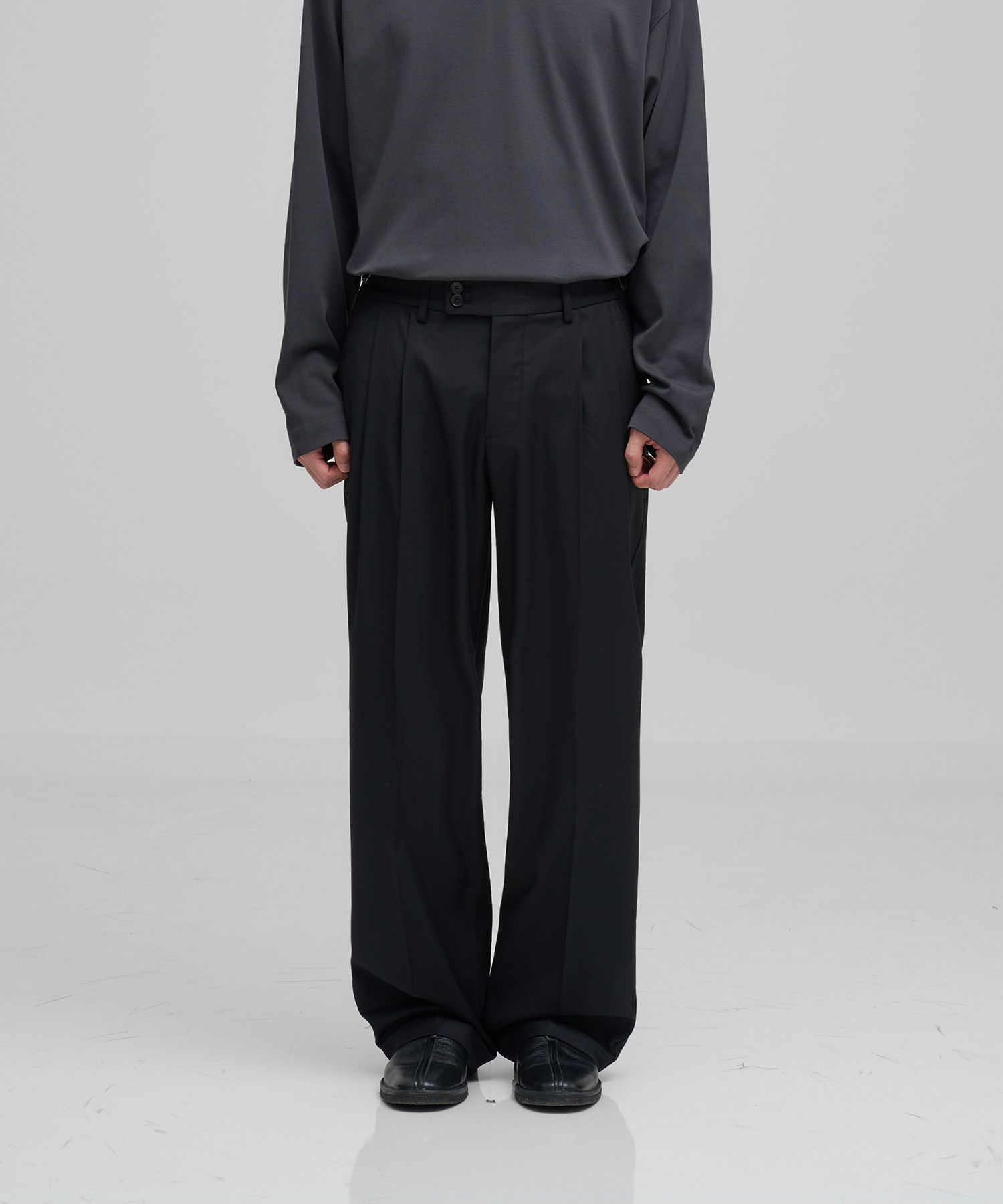 スーツ ANOTHER OFFICE / Santiago Slacks BLACK L MUSINSA | ANOTHER OFFICE Santiago Slacks Flexible (Black)
