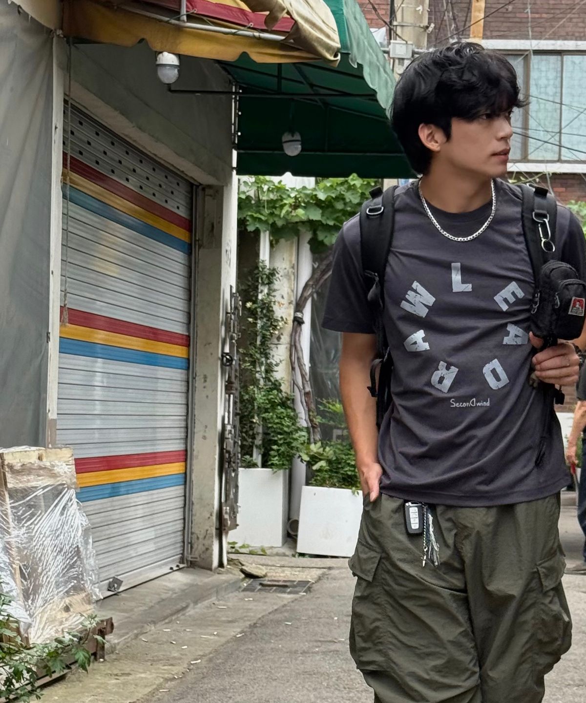리드로(LEADRAW) Rounding T-shirts _ Dark Grey