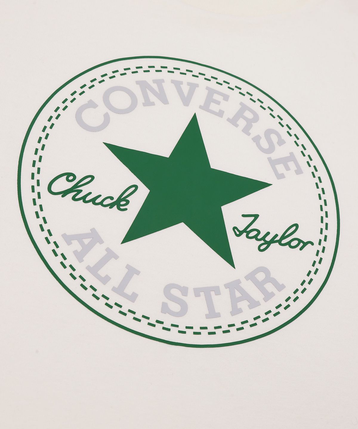 컨버스(CONVERSE) 올스타 패치 스탠다드 핏 티셔츠 에그렛 MCH737-W2Y