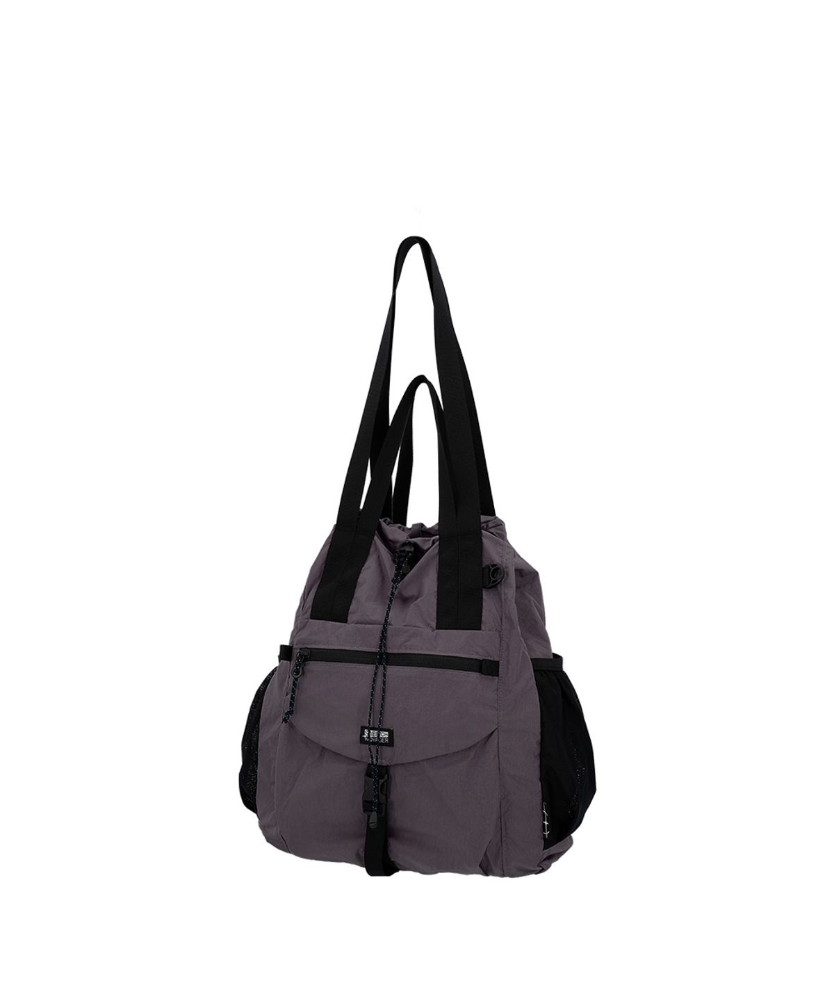스위치(SWEETCH) VOYAGER DRAWSTRING 2WAY BAG 002 Grape Grey