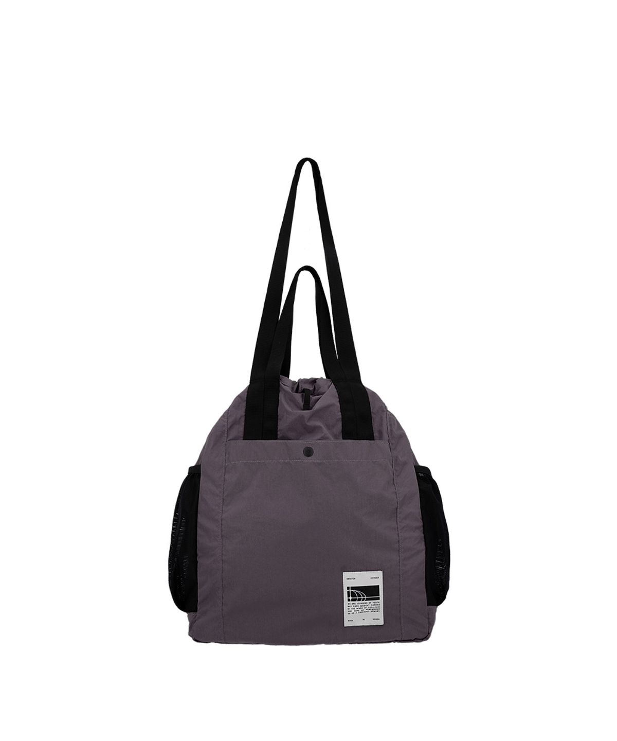 스위치(SWEETCH) VOYAGER DRAWSTRING 2WAY BAG 002 Grape Grey