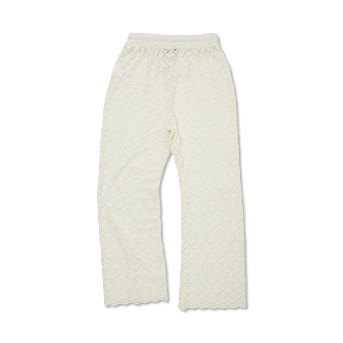 펜필드(PENFIELD) 우먼즈 크로쉐 밴딩롱팬츠_FR2WP10F