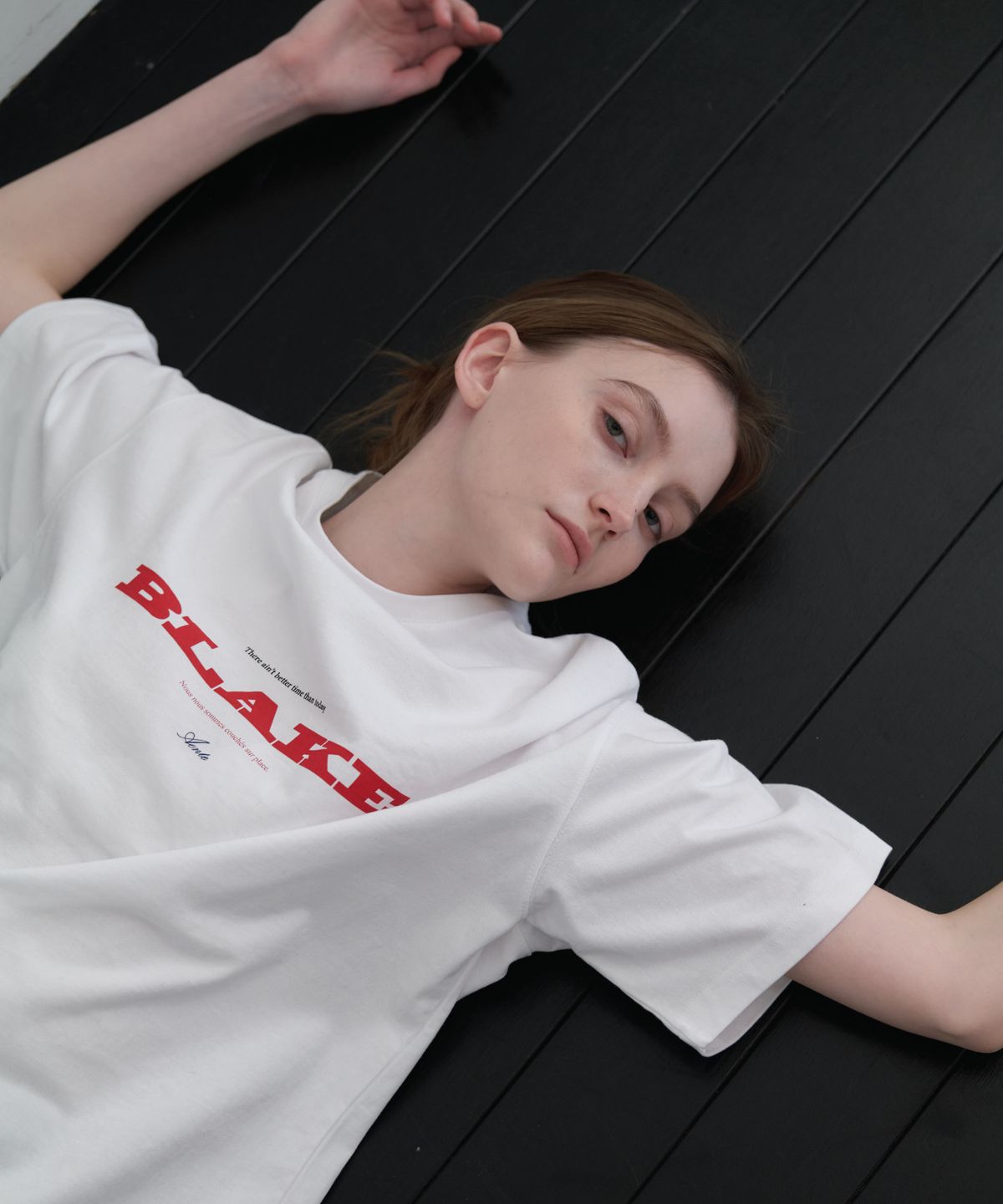 앤테(AENTE) Blake oversized t-shirt- Ivory
