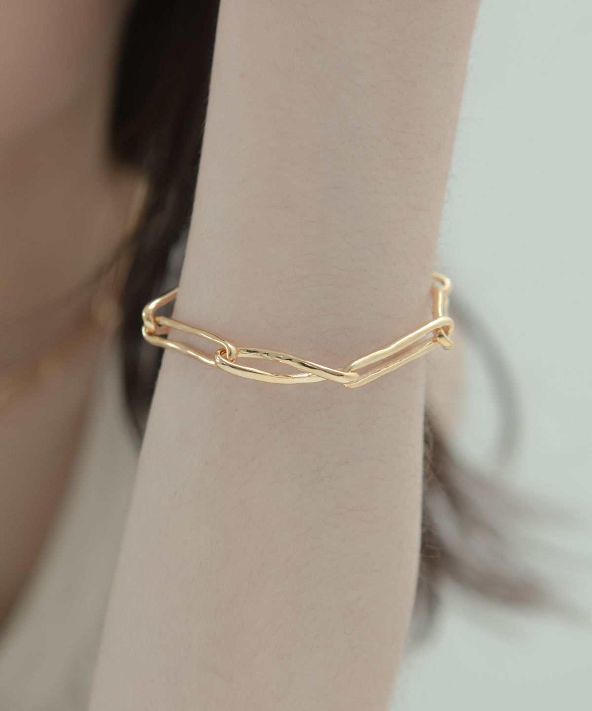 노비스도쿄(NOVICE TOKYO) 뉘앙스 체인 팔찌 Nuance Chain Bracelet / Gold