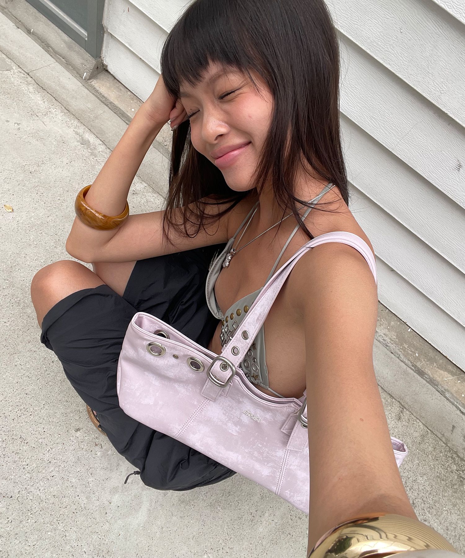 ■Hieta■ Becky Powder Pink bag MUSINSA | HIETA Becky Mini / Powder Pink