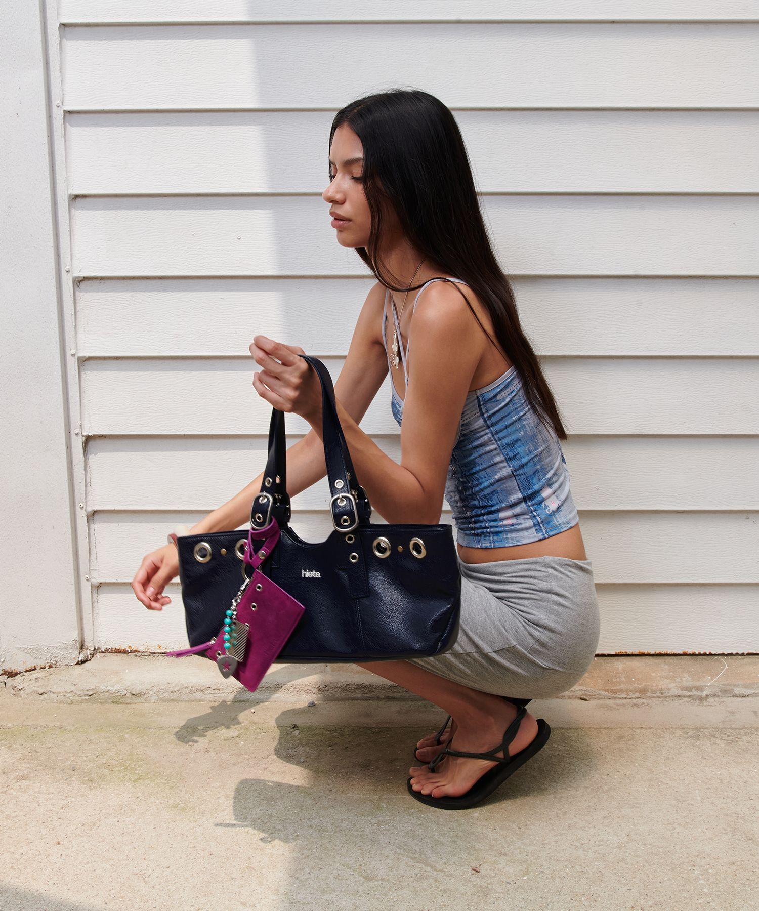 ■Hieta■ Becky Mini Navy bag MUSINSA公式 | HIETA Becky Mini / Navy