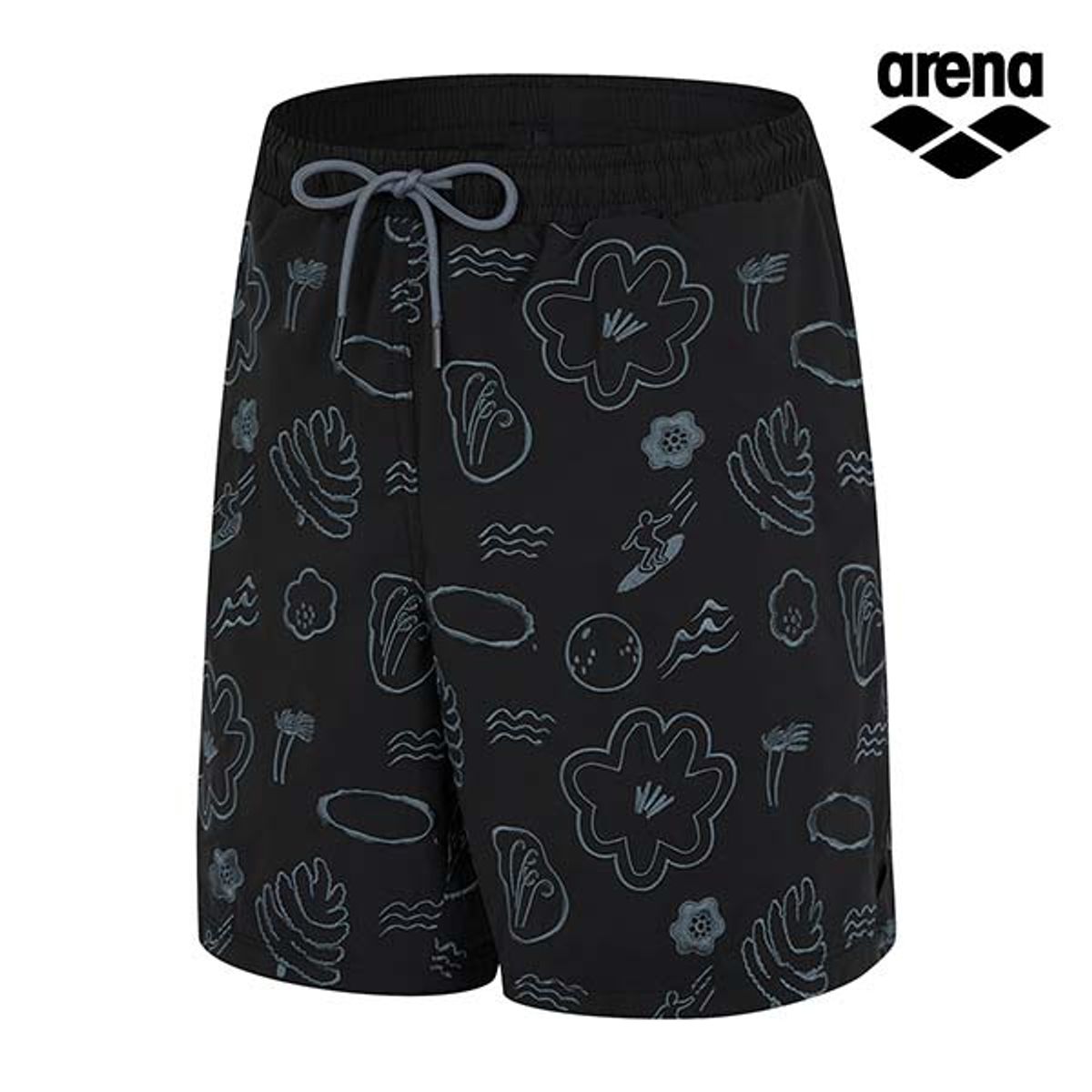 아레나(ARENA) 그린웨이브 4부 팬츠 A5BM1PP04BLK