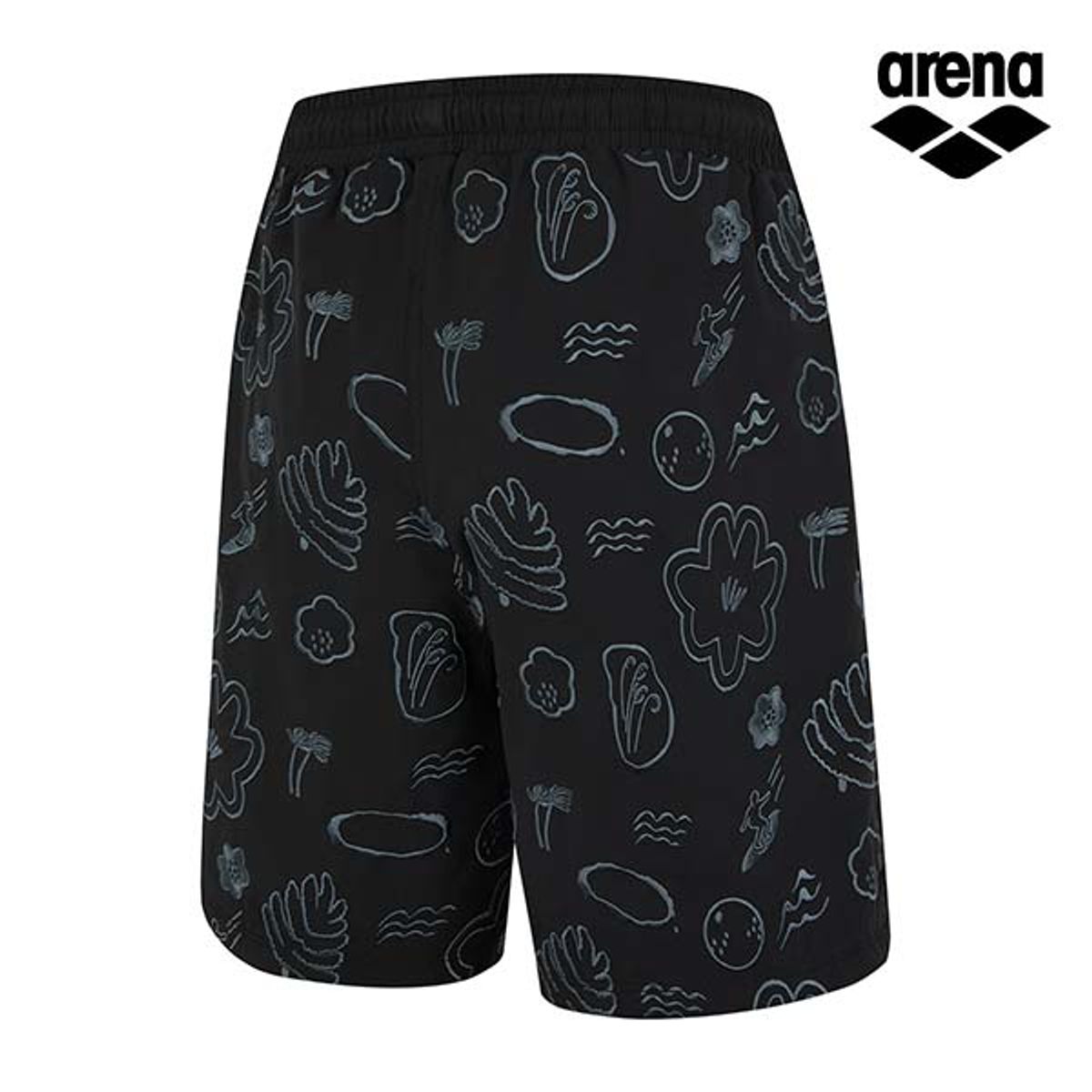 아레나(ARENA) 그린웨이브 4부 팬츠 A5BM1PP04BLK
