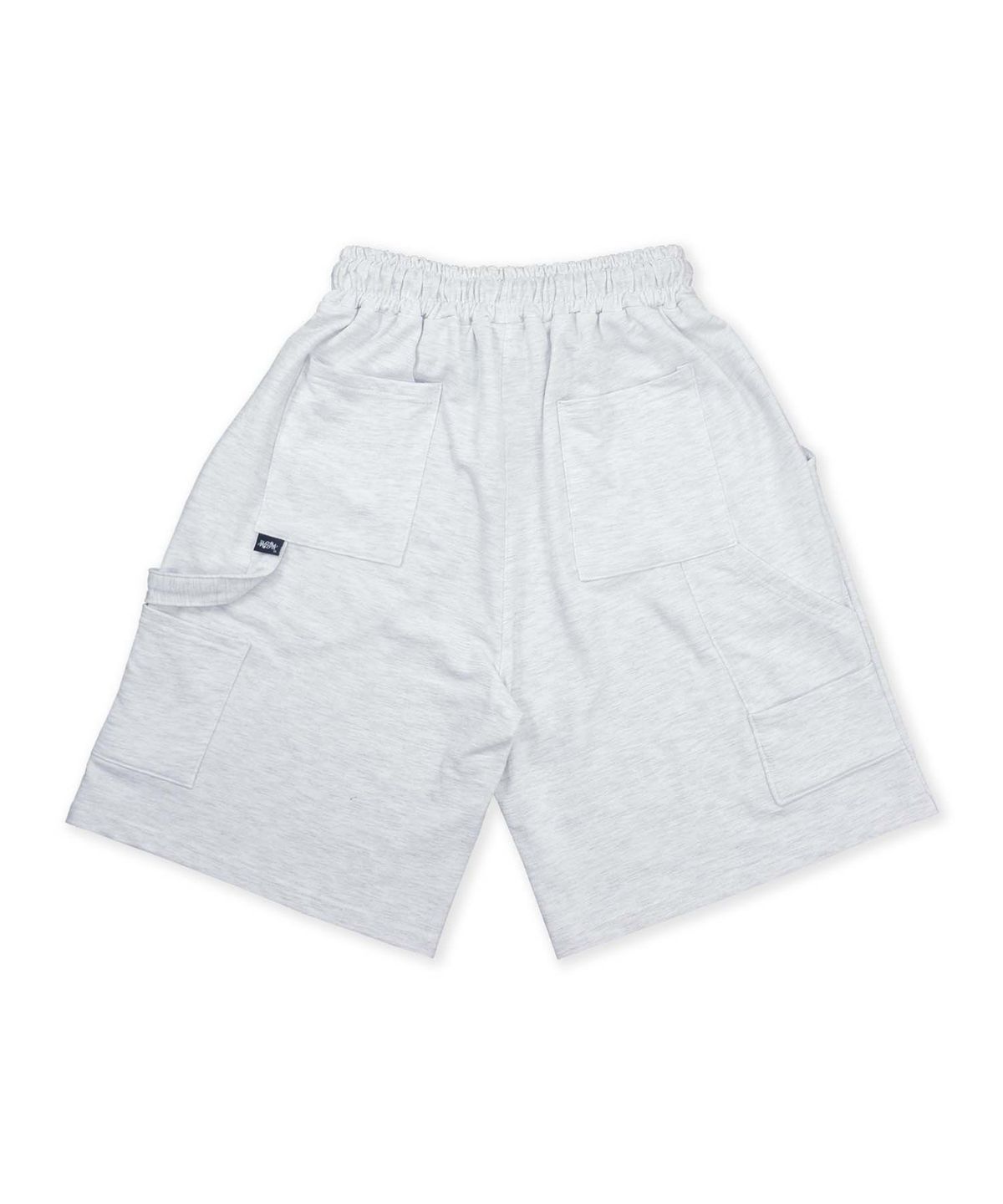 믹쓰제이(MIXXJ) BLACK HOLE CARPENTER SHORTS (WHITE MELANGE)