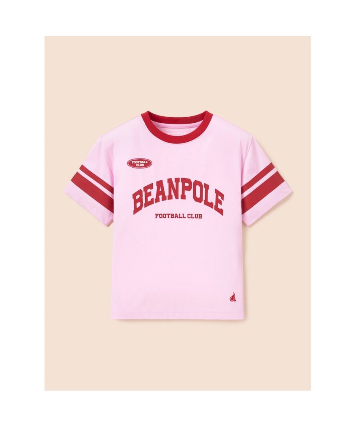 빈폴 키즈(BEANPOLE KIDS) BP FOOTBALL CLUB 저지 그래픽 티셔츠  라이트 핑크 (BI5642U93Y)
