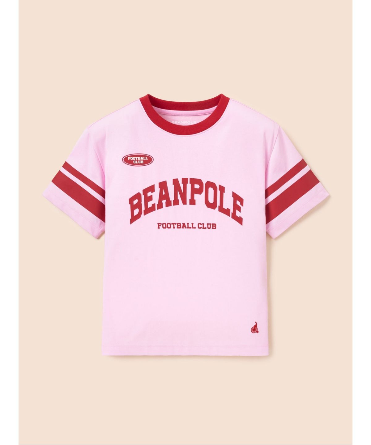 빈폴 키즈(BEANPOLE KIDS) BP FOOTBALL CLUB 저지 그래픽 티셔츠  라이트 핑크 (BI5642U93Y)