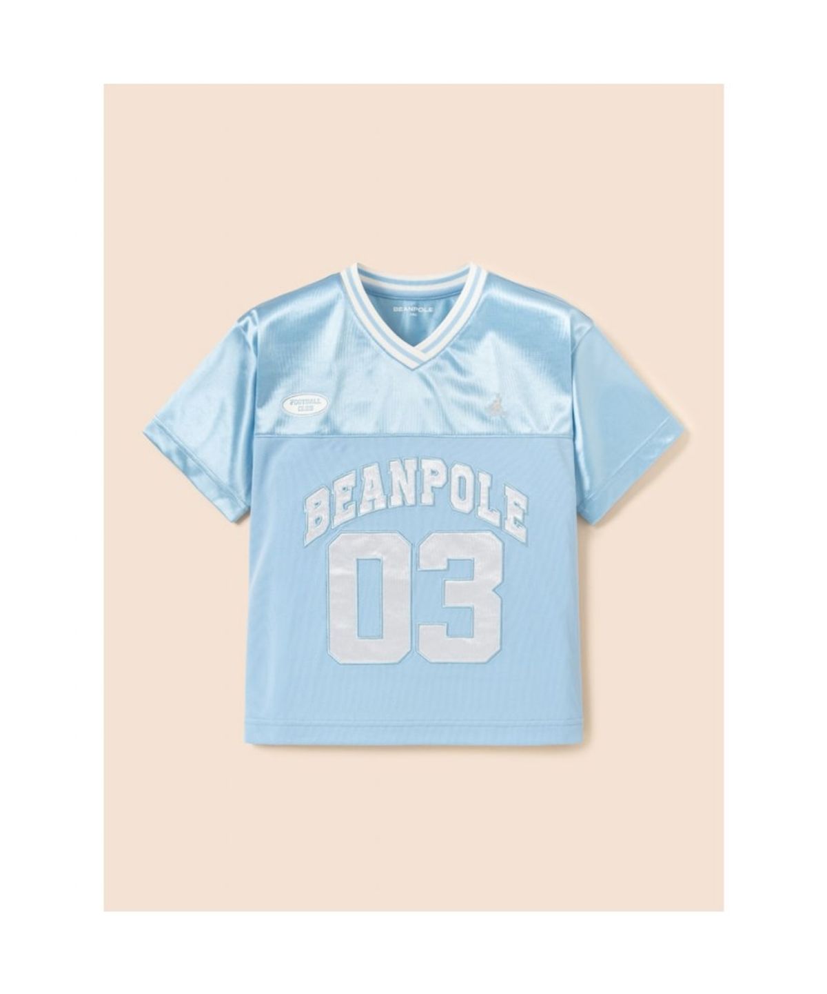 빈폴 키즈(BEANPOLE KIDS) BP FOOTBALL CLUB 메쉬 그래픽 티셔츠  스카이 블루 (BI5642U96Q)