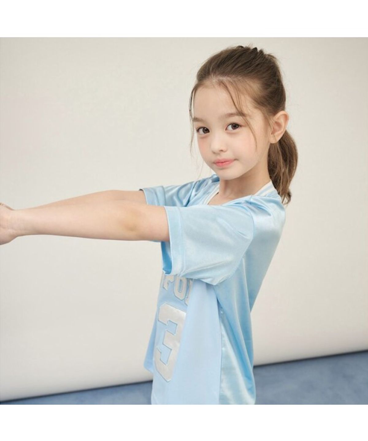 빈폴 키즈(BEANPOLE KIDS) BP FOOTBALL CLUB 메쉬 그래픽 티셔츠  스카이 블루 (BI5642U96Q)