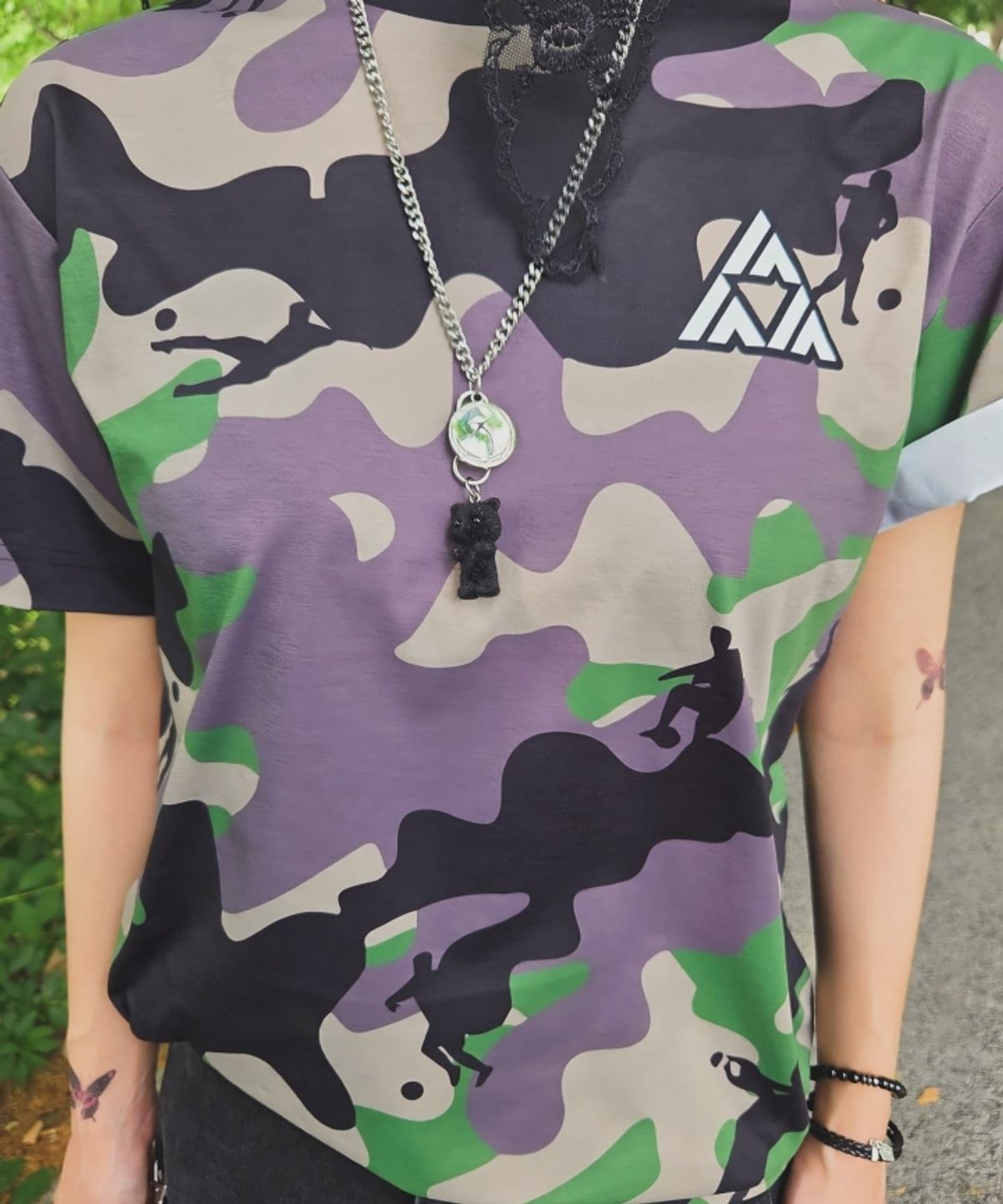 리드로(LEADRAW) Soccer Camouflage T-shirts _ Khaki