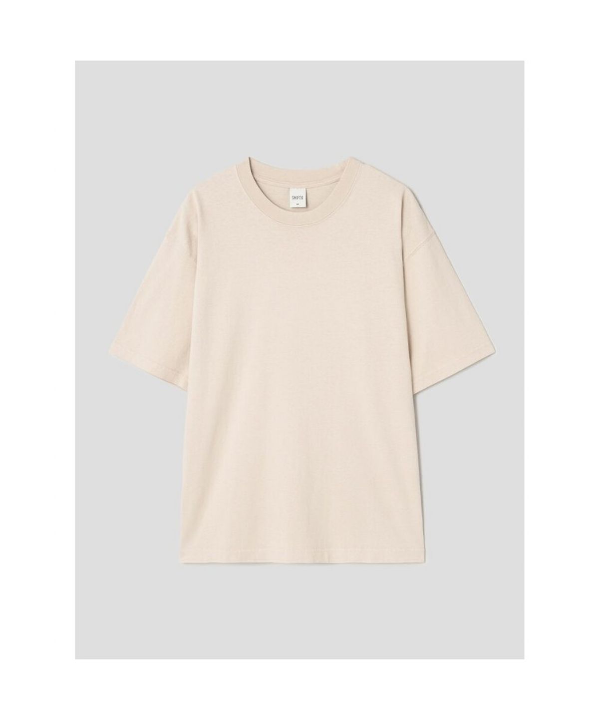 시프트지(SHIFT.G) Comfort Fit Round Tee  Beige