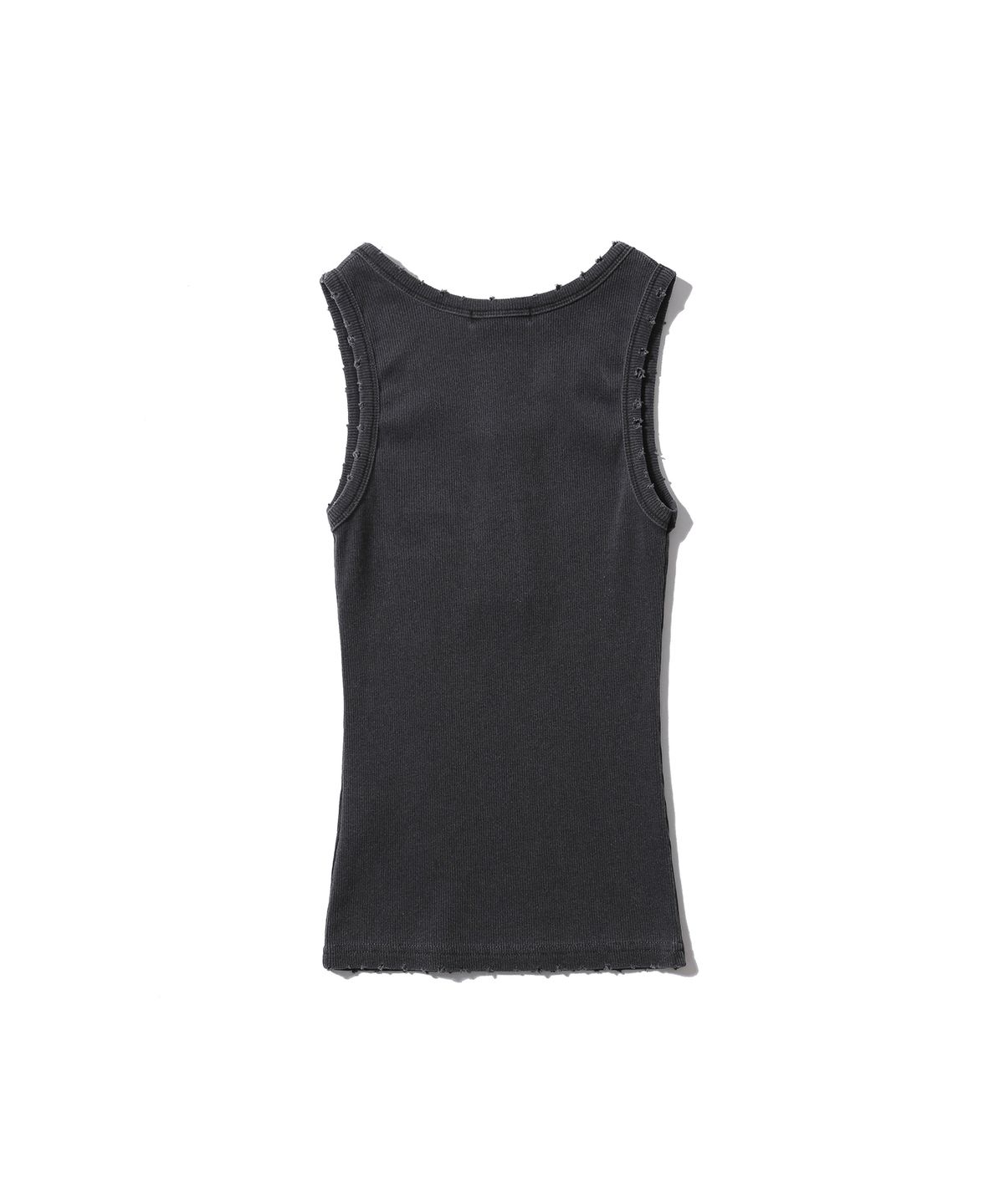 어니브(ANIV) CUT PIGMENT WASHING SLEEVELESS CHARCOAL