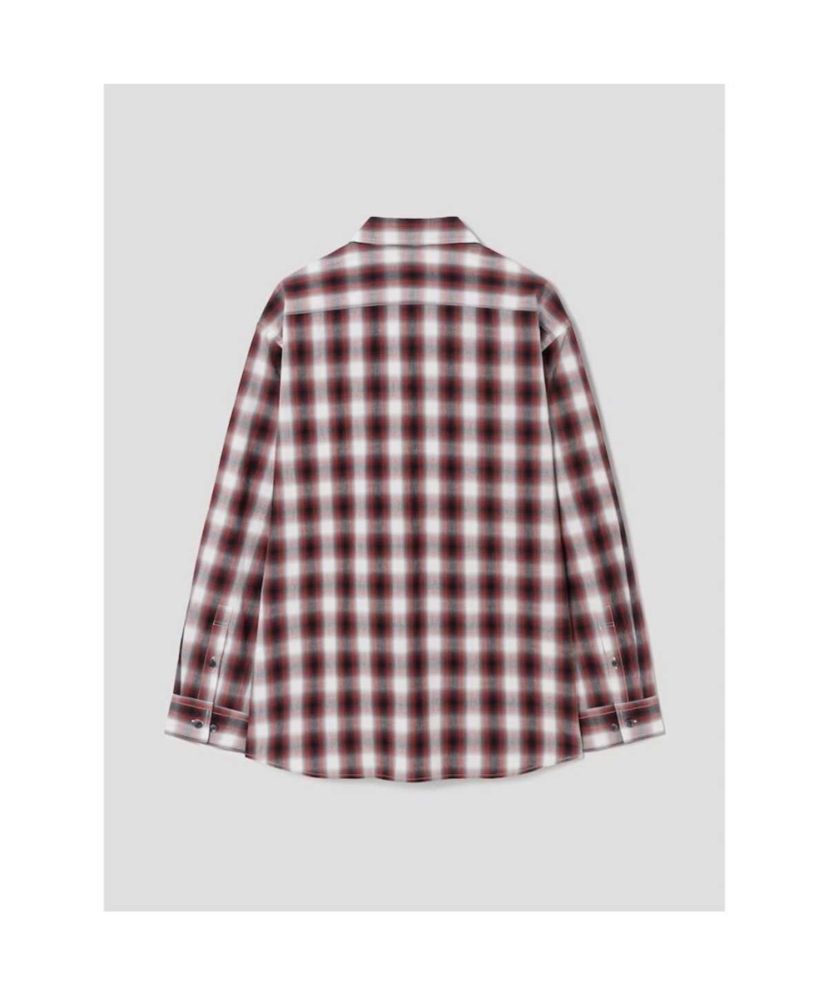 시프트지(SHIFT.G) Comfort Fit Ombre Check Shirt  Red