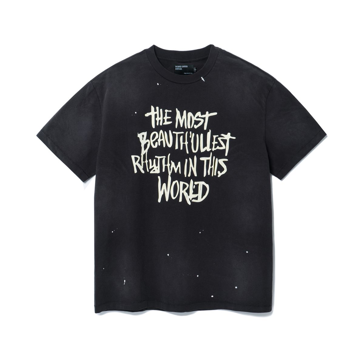 노드(NOD) Beautifulest rythem T-shirts (Black)