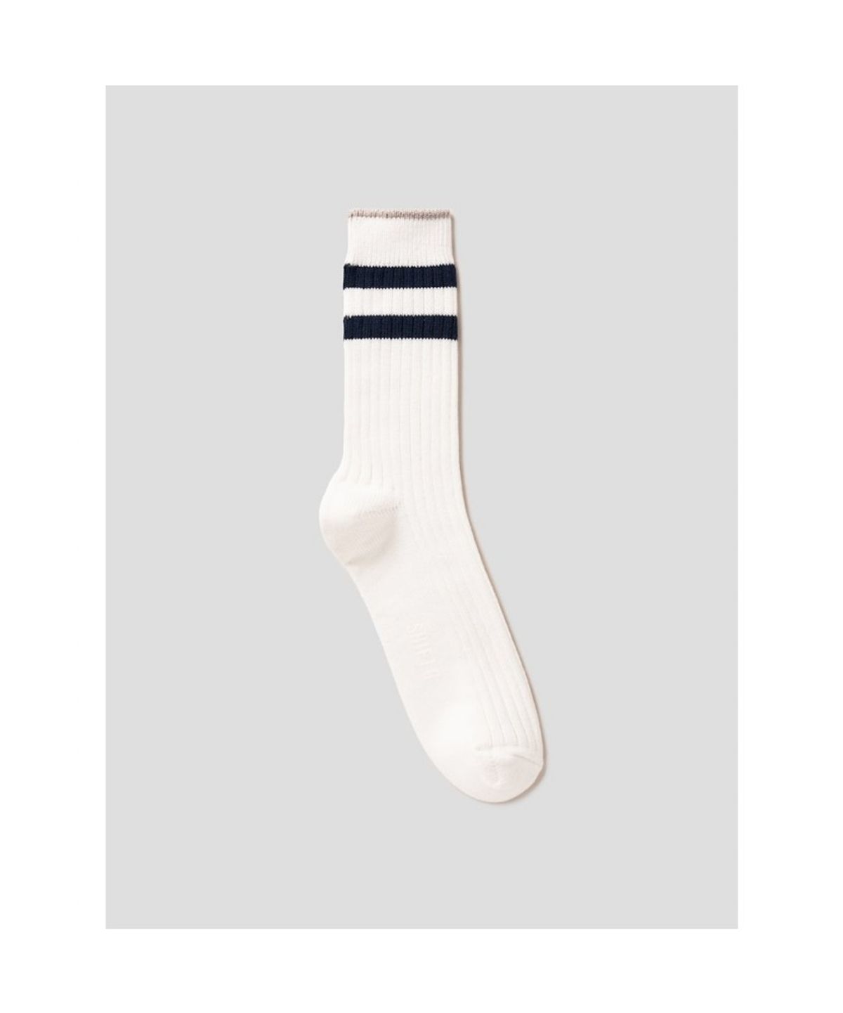 시프트지(SHIFT.G) Double Stripe Socks  White