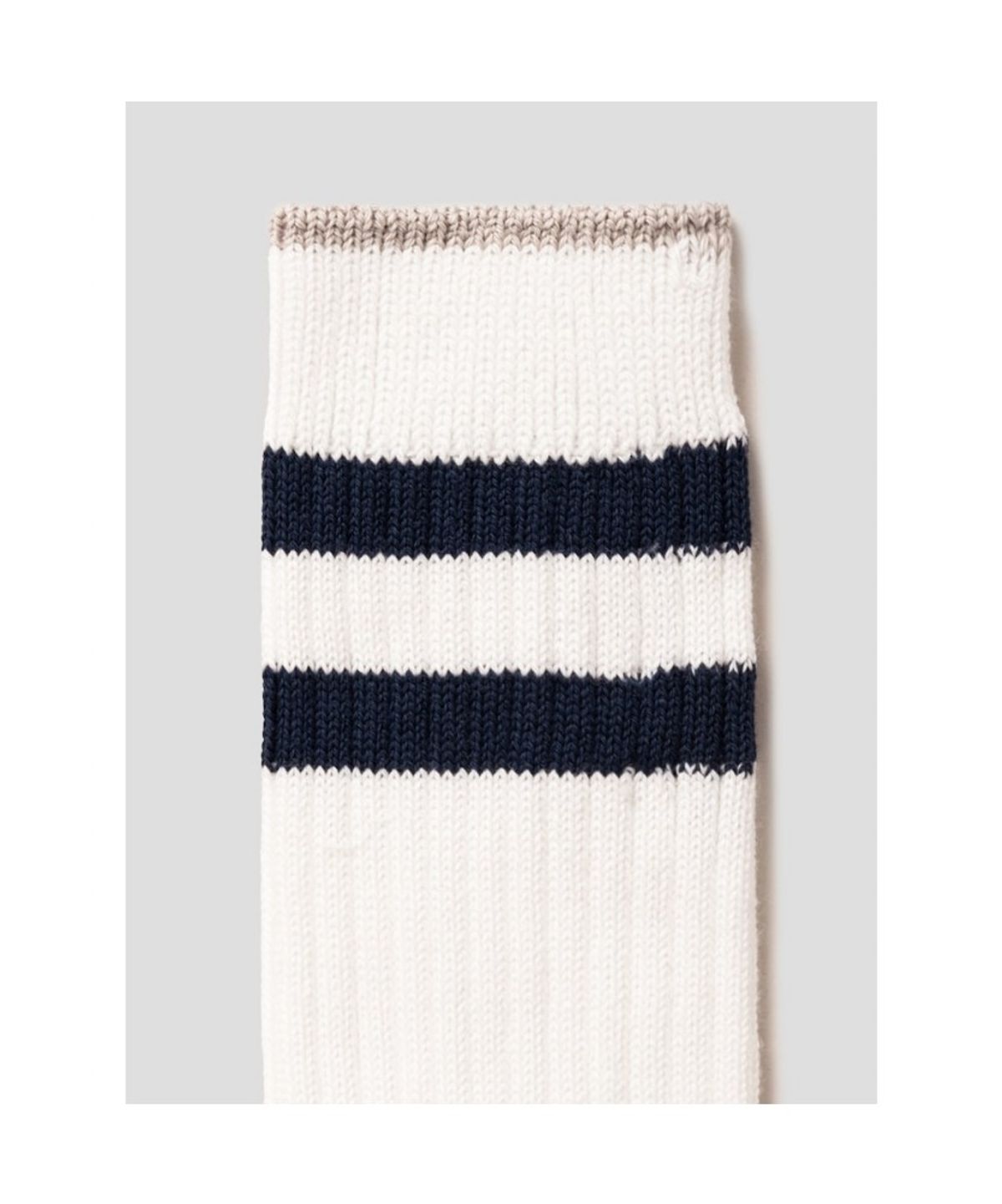 시프트지(SHIFT.G) Double Stripe Socks  White