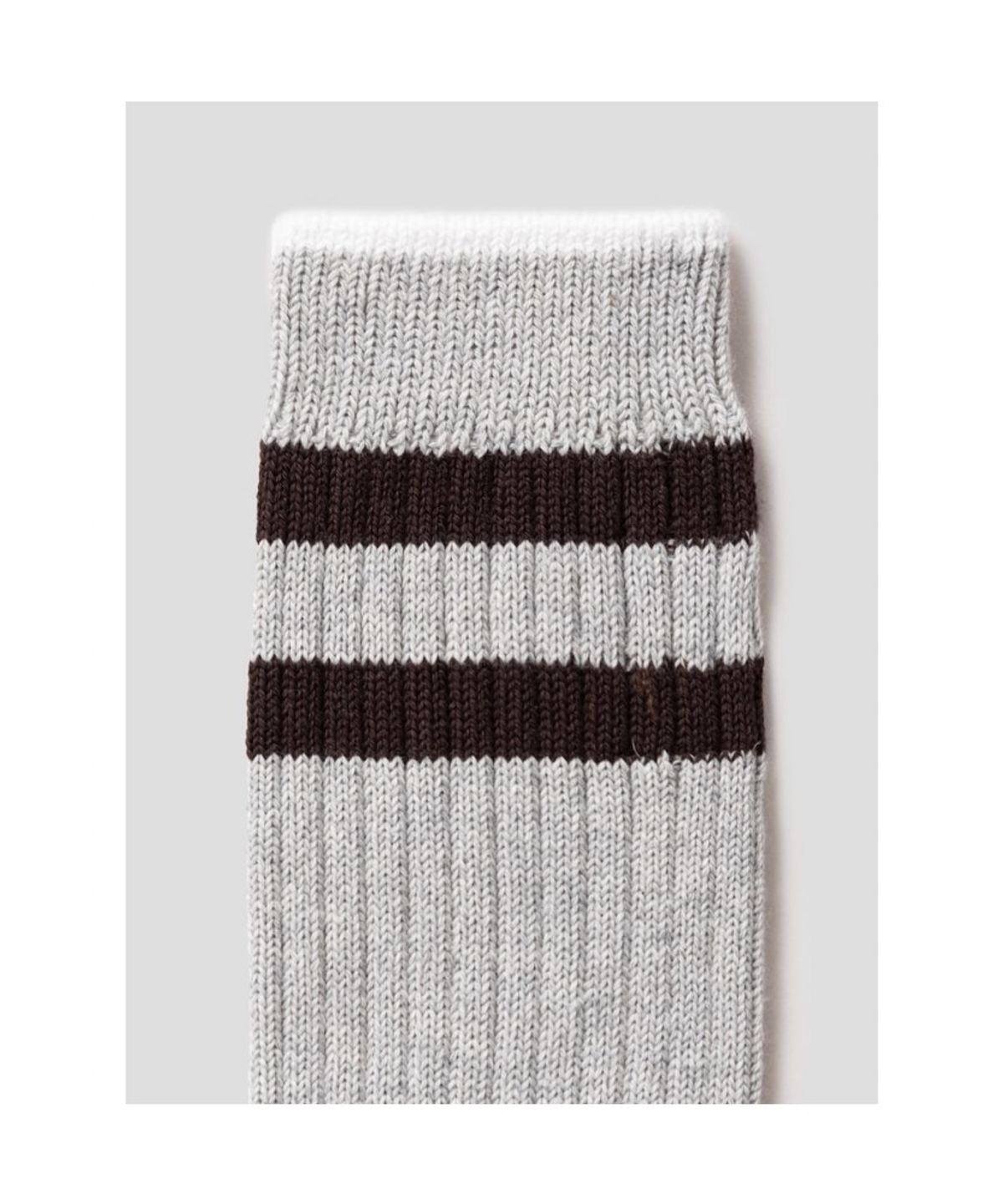 시프트지(SHIFT.G) Double Stripe Socks  Light Grey