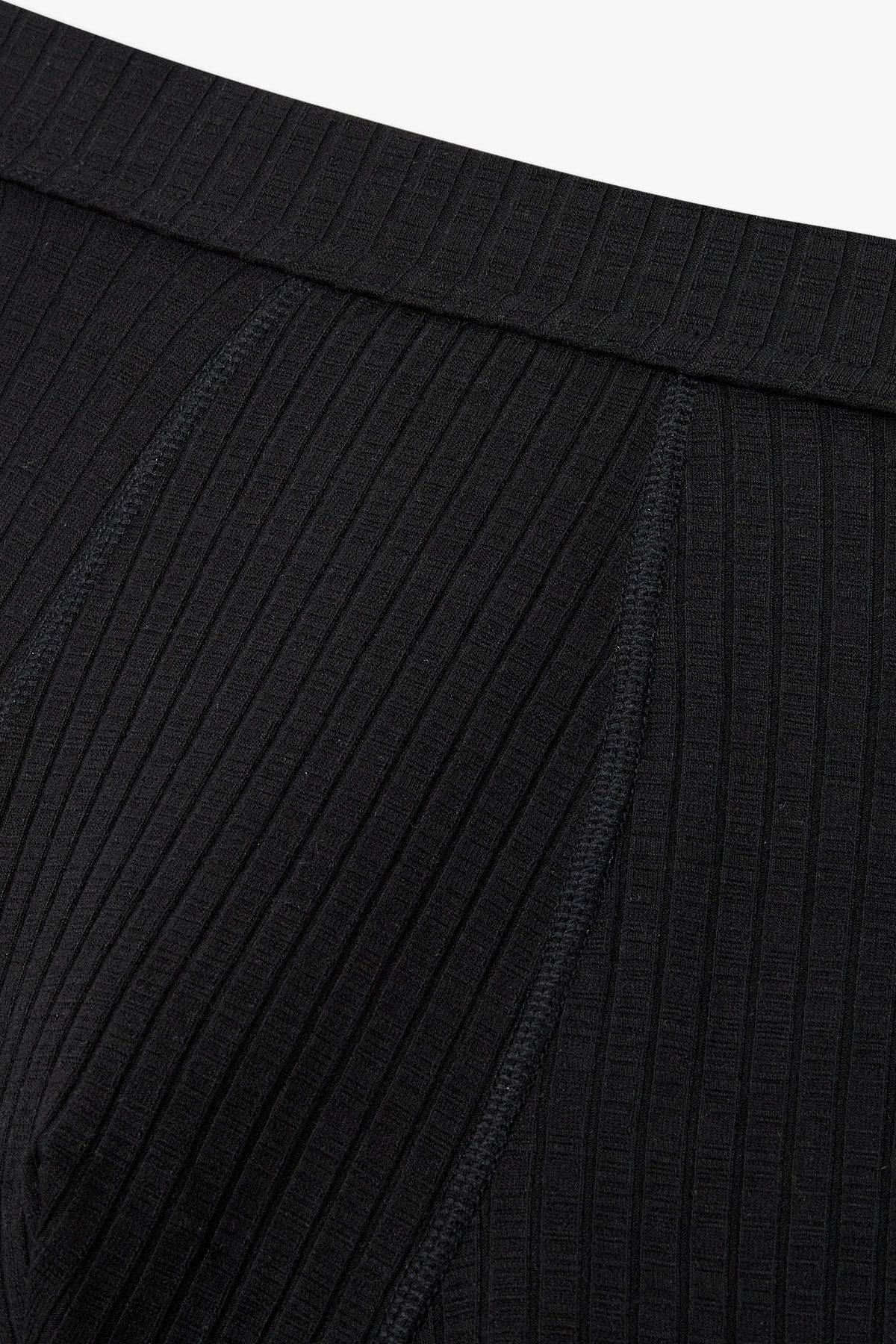엠포리오 아르마니 언더웨어(EMPORIO ARMANI UNDERWEAR) 남성 이글 자수 리브드 드로즈_블랙 0815112072