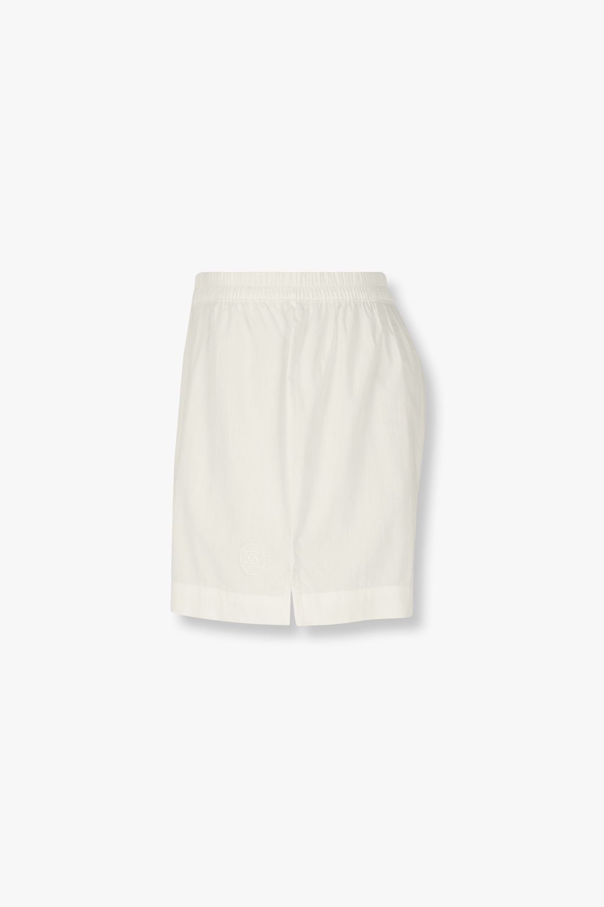 엠포리오 아르마니 언더웨어(EMPORIO ARMANI UNDERWEAR) 여성 레이스 패치 라운지 쇼츠_화이트 0825131510