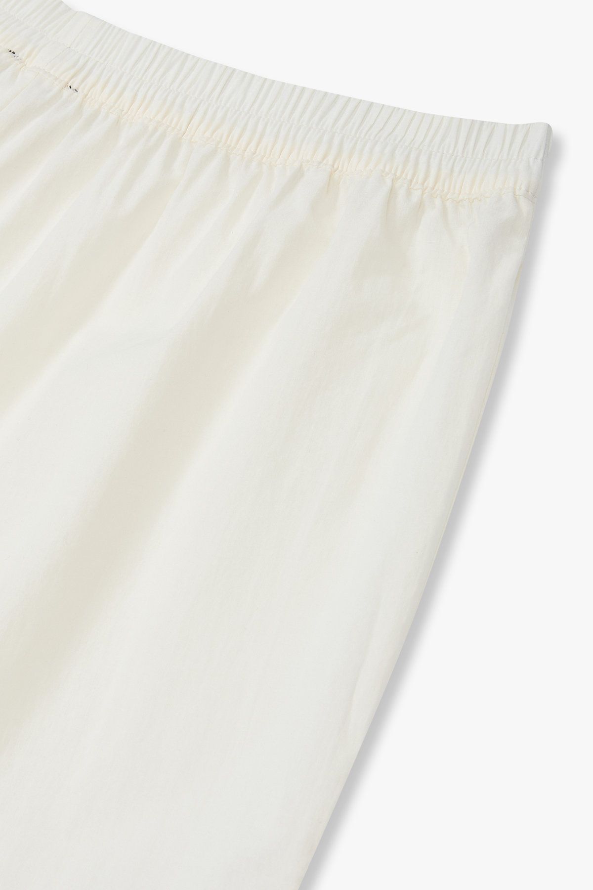 엠포리오 아르마니 언더웨어(EMPORIO ARMANI UNDERWEAR) 여성 레이스 패치 라운지 쇼츠_화이트 0825131510