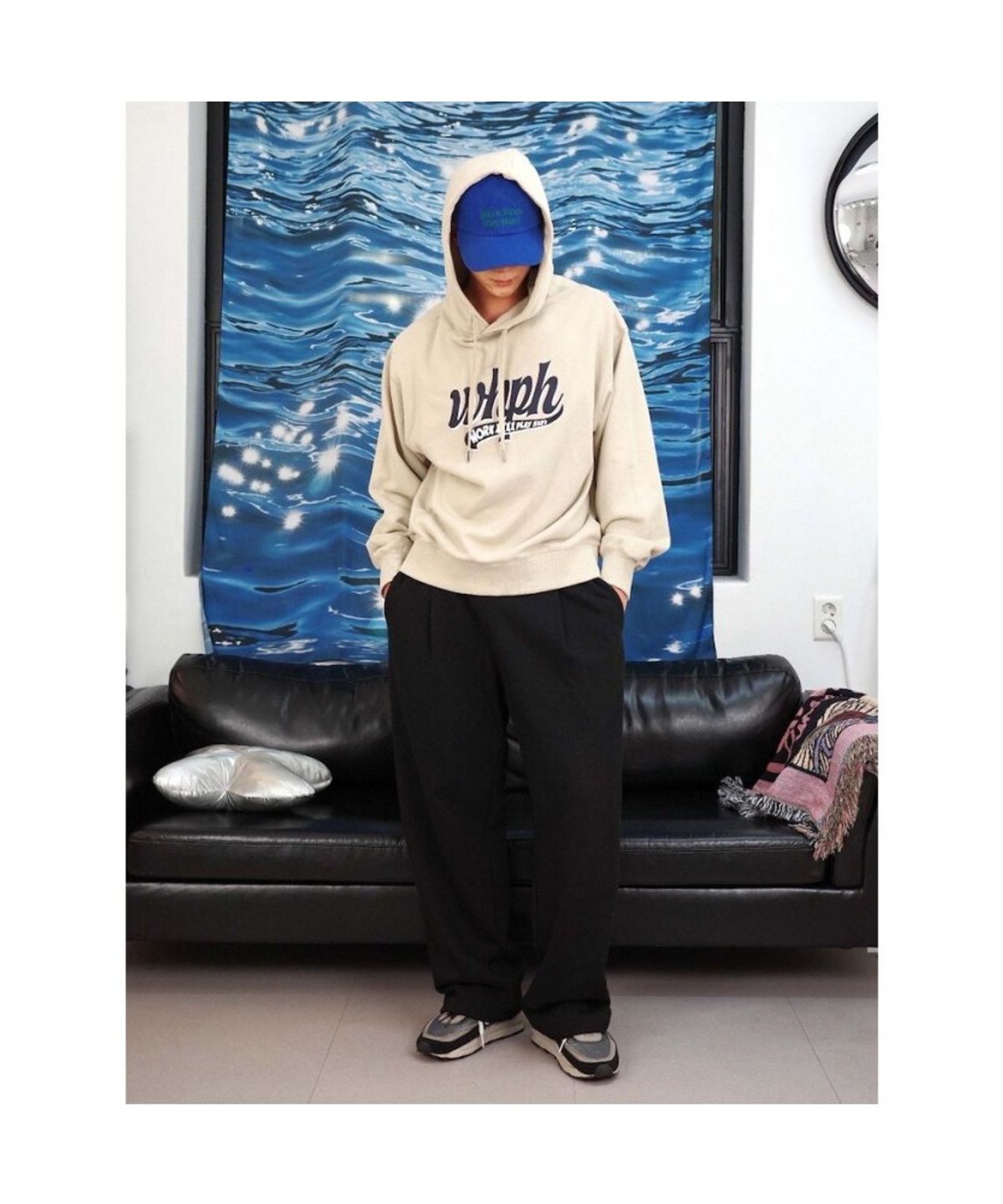 시프트지(SHIFT.G) [WHPH] Work Xxxx Play Hard Ball Cap  Blue