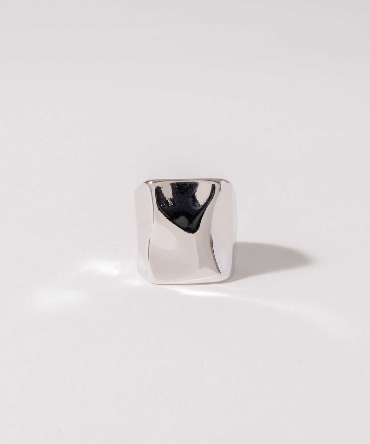 노비스도쿄(NOVICE TOKYO) 사각 볼륨 반지 Rectangle Volume Ring / Silver