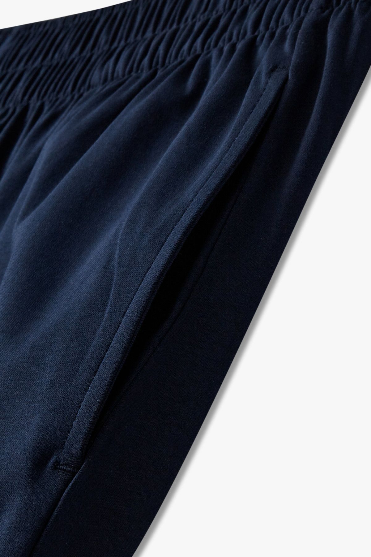 엠포리오 아르마니 언더웨어(EMPORIO ARMANI UNDERWEAR) 남성 자수 로고 코튼 파자마 세트_네이비 0815139001