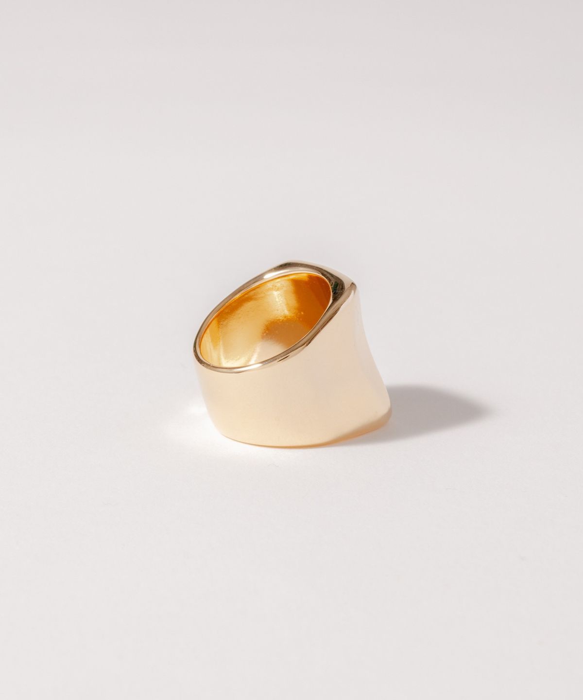 노비스도쿄(NOVICE TOKYO) 사각 볼륨 반지 Rectangle Volume Ring / Gold