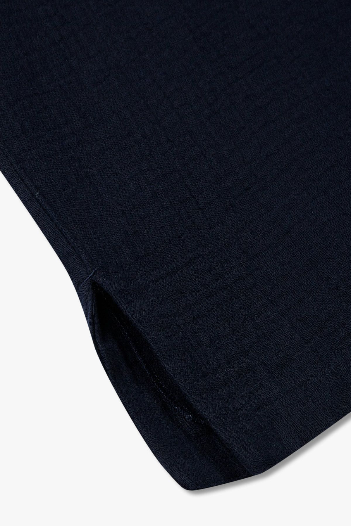 엠포리오 아르마니 언더웨어(EMPORIO ARMANI UNDERWEAR) 남성 크레이프 라운지 숏 슬리브 셔츠_네이비 0815134008
