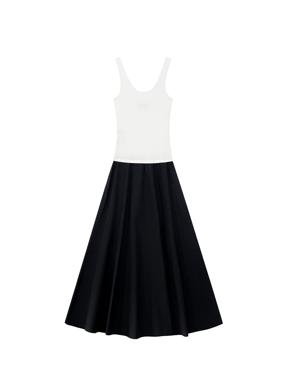 므아므(MMAM) Logo sleeveless layered dress