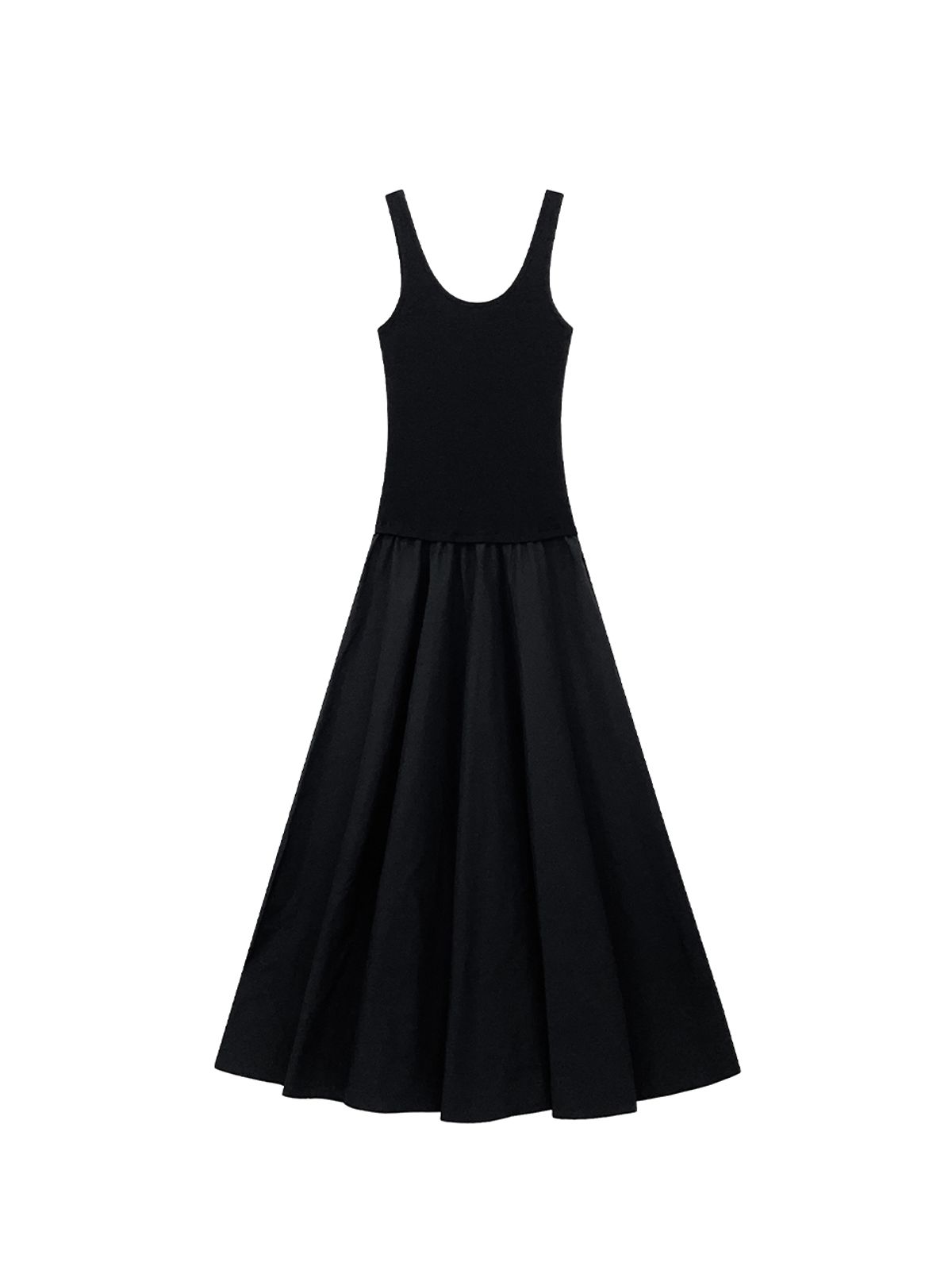 므아므(MMAM) Logo sleeveless layered dress