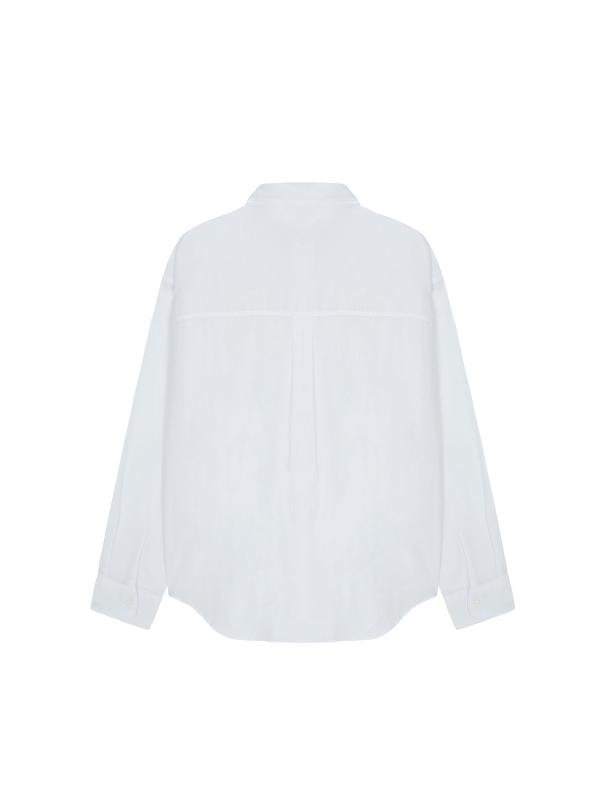 샐러드바구니(SALAD BAGUNI) Sheer cotton shirt - white